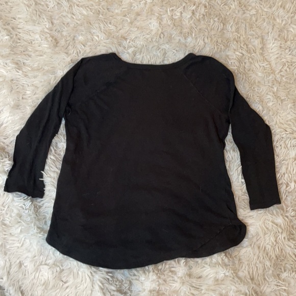 Abercrombie & Fitch Black 3/4 Sleeve -‎ Size Small - Picture 6 of 8